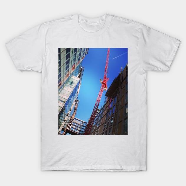 City construction site T-Shirt by Jonesyinc